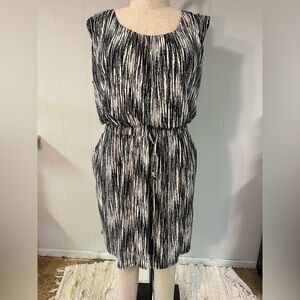 Lane Bryant Black and White Jumpsuit